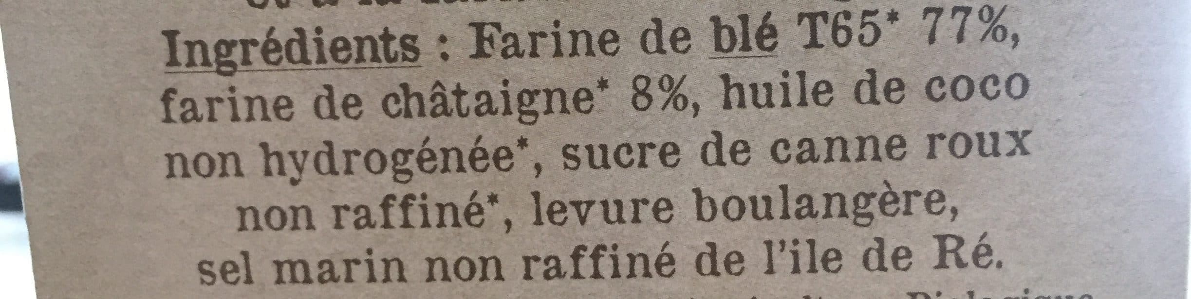La Vie Claire Biscottes à la farine de châtaigne packshot