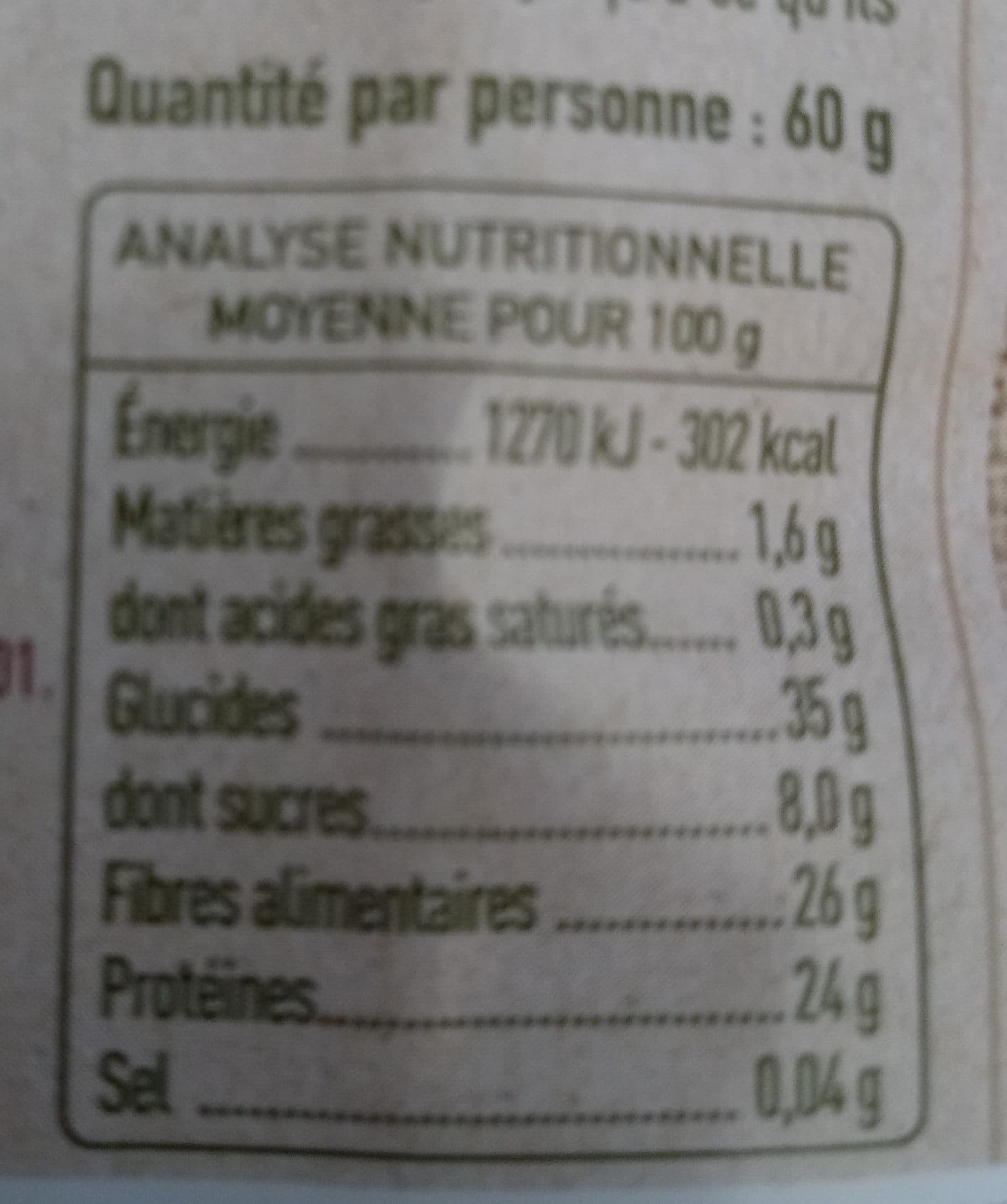 La Vie Claire Les légumineuses : duo de pois cassés packshot