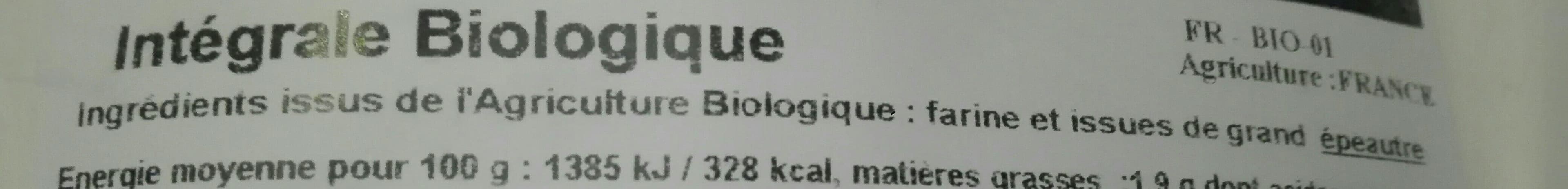 La Vie Claire Farine du grand epeautre intégrale biologique packshot