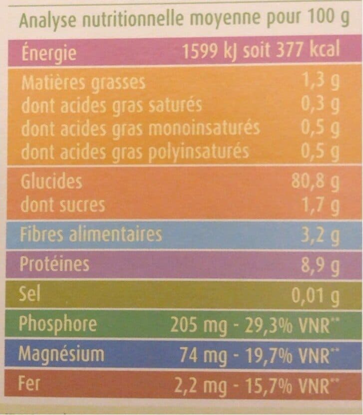 La Vie claire Tartines craquantes à la farine de Riz et Teff packshot