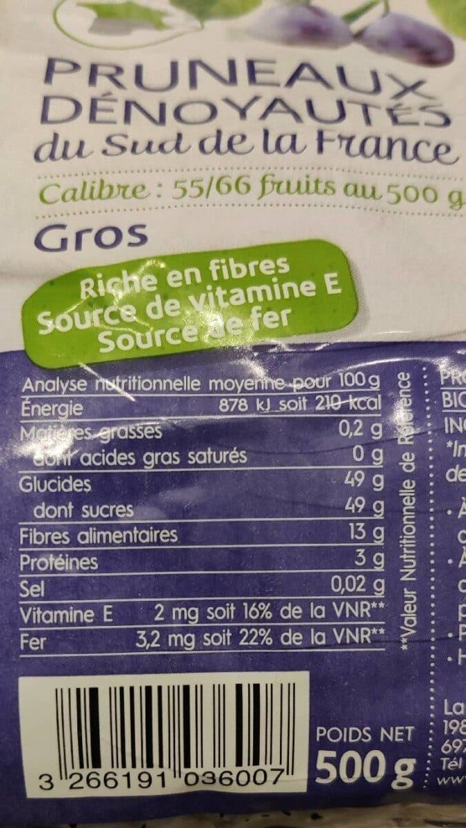 La Vie Claire Pruneaux Dénoyautés du Sud de la France packshot