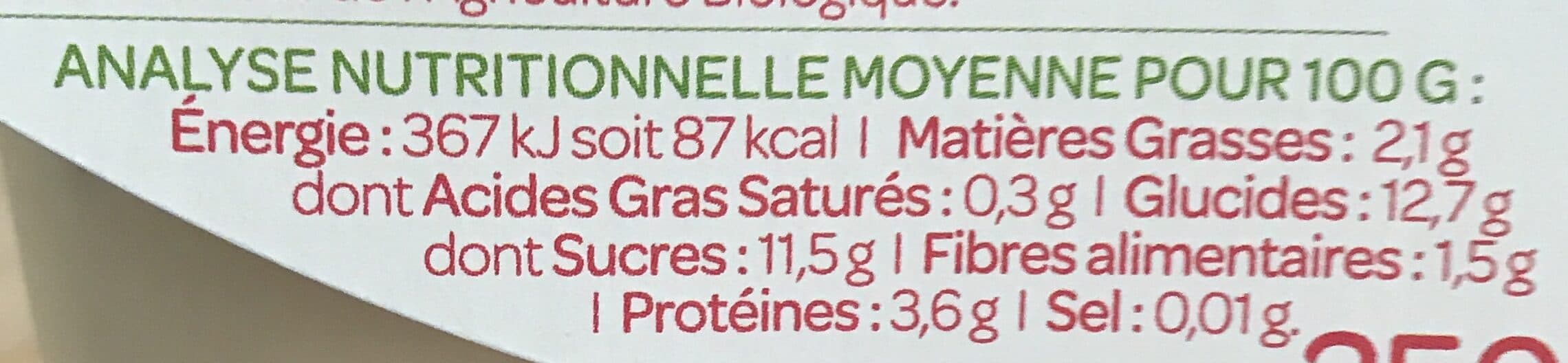 La Vie Claire Dessert de soja sur lit de fraise framboise packshot