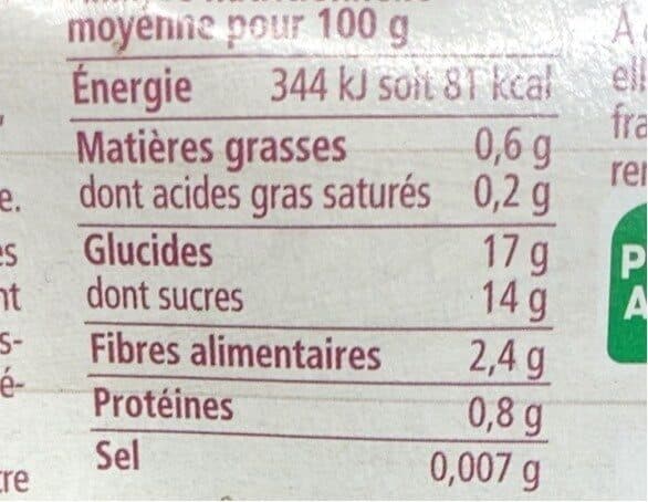 La vie claire Purée pommes pruneaux packshot