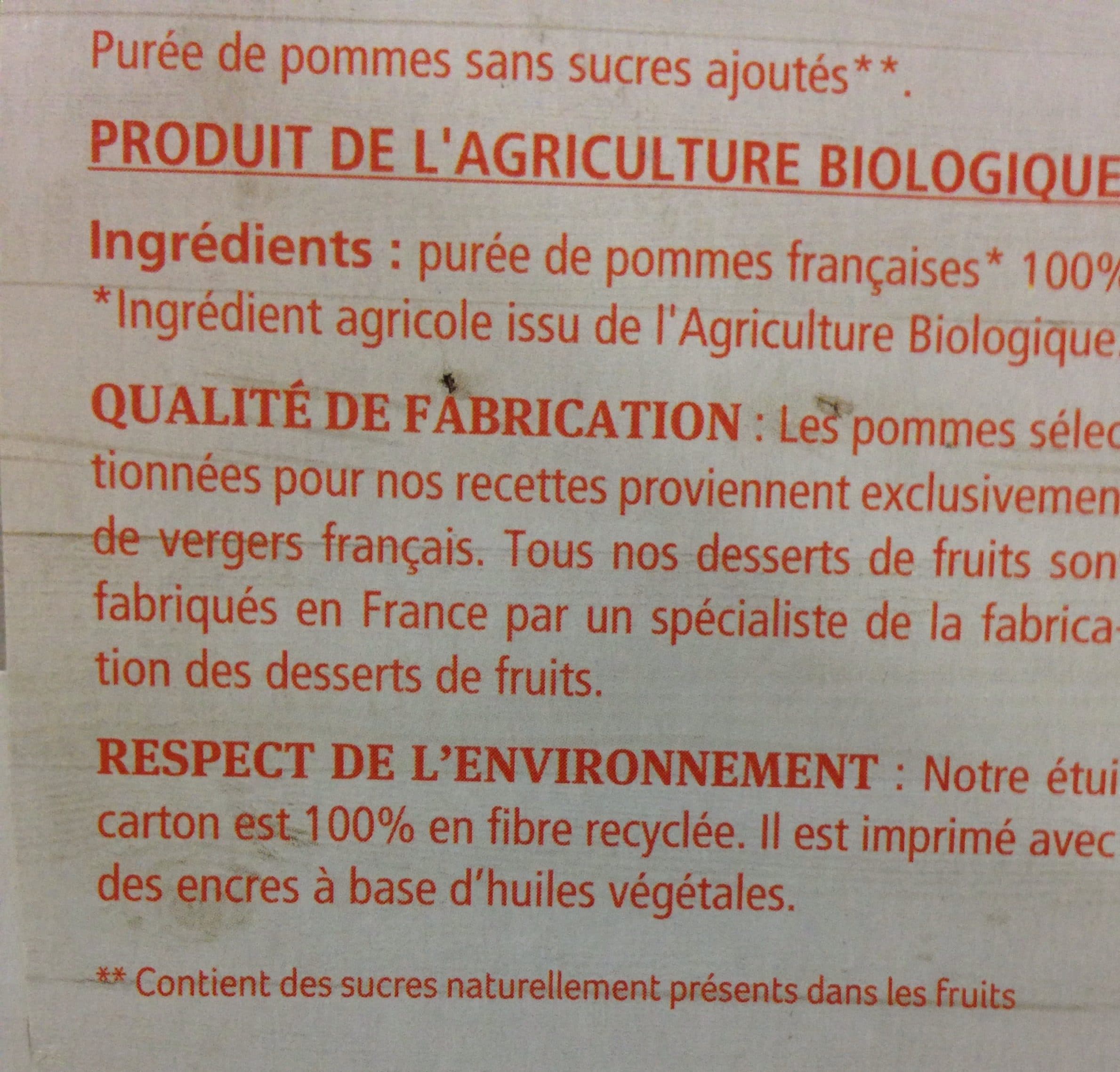 La vie claire purée de pommes packshot