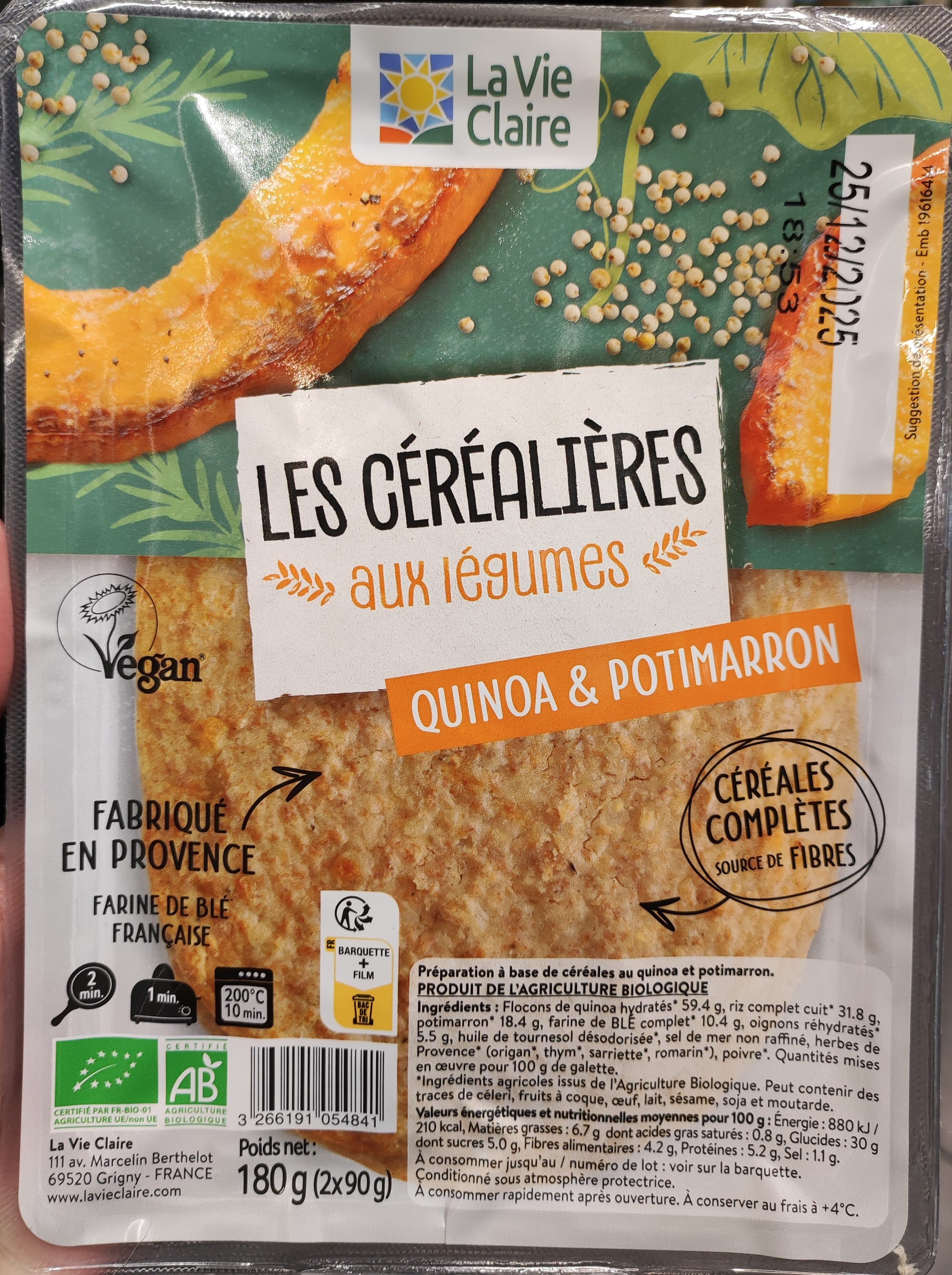 La Vie Claire Galettes Quinoa Potimarron packshot