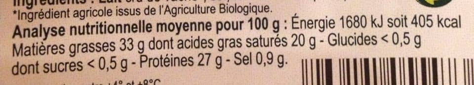 La Vie Claire Gruyère packshot