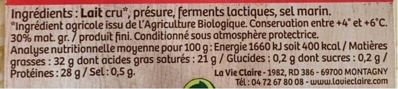 La Vie Claire Emmental râpé au lait de vache packshot