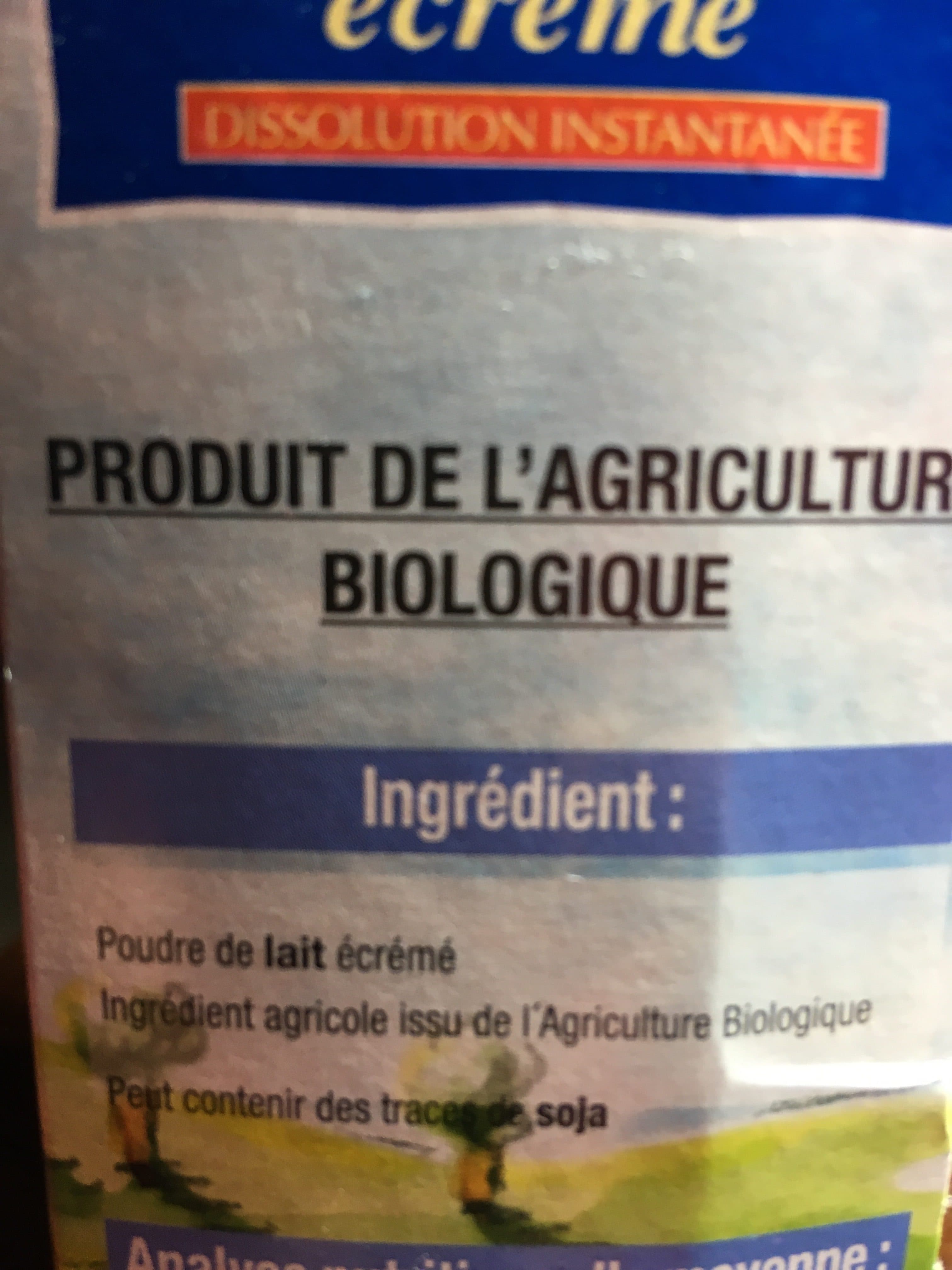 La Vie Claire Lait en poudre écrémé packshot
