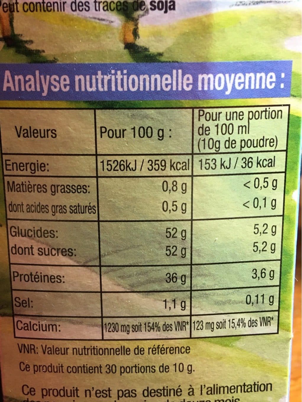 La Vie Claire Lait en poudre écrémé packshot