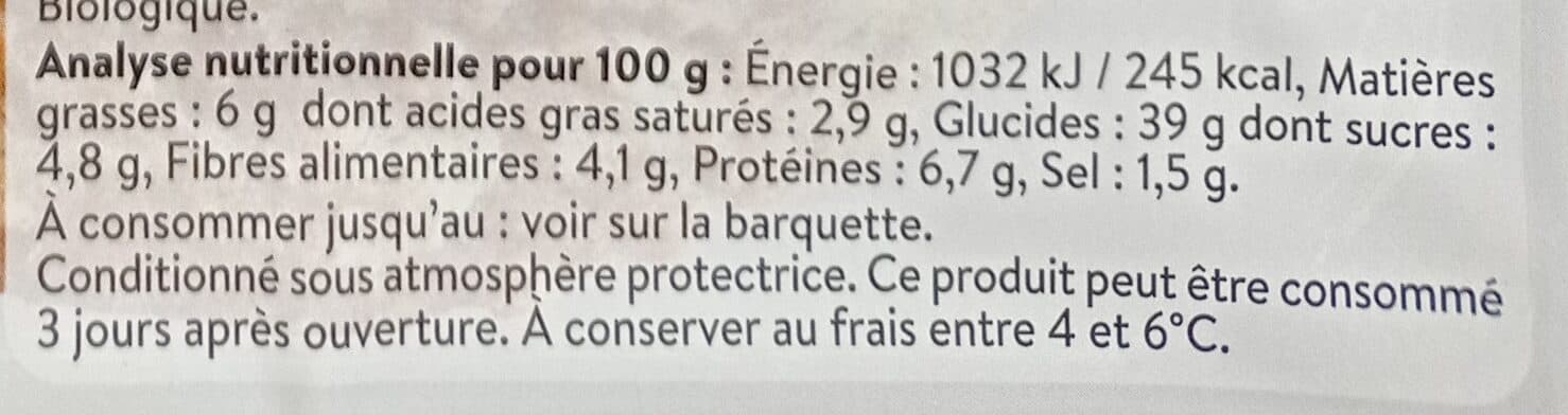 La Vie Claire 2 Galettes de Céréales Brebis & Figues Prêtes à déguster packshot