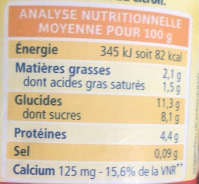 La Vie Claire Yaourt saveur ctron packshot