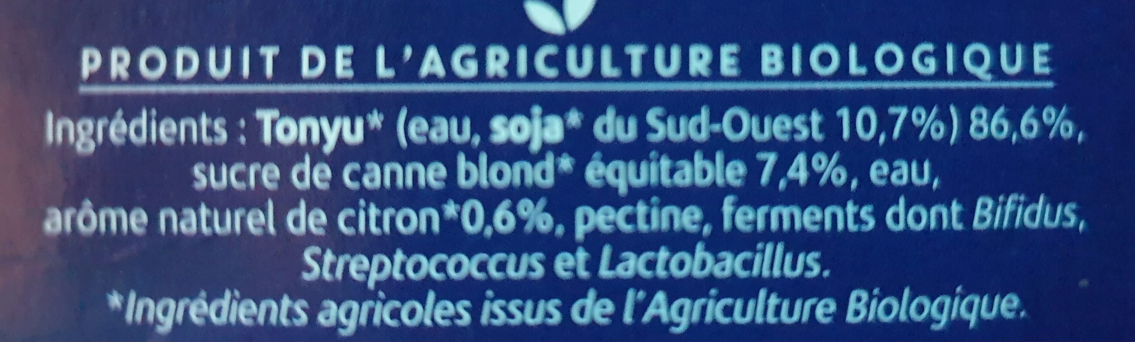 La Vie Claire Dessert de Soja Saveur Citron packshot