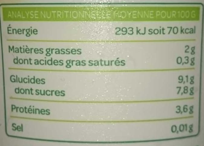 La Vie Claire Dessert de Soja Saveur Vanille packshot