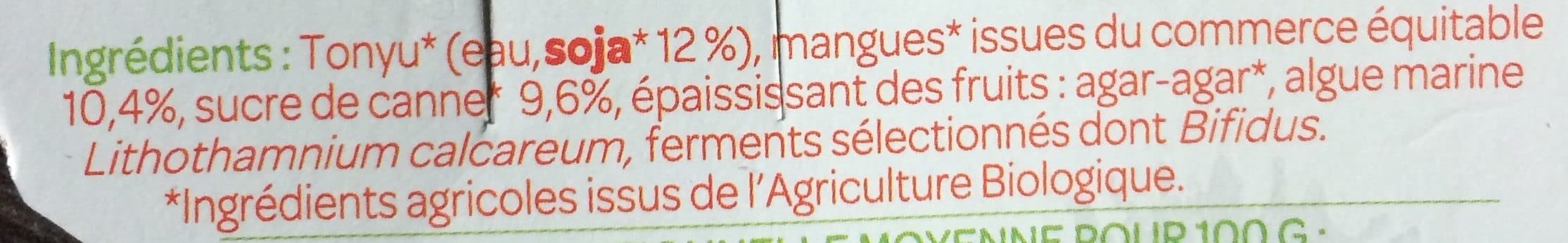 La Vie Claire Dessert de soja sur lit de mangue packshot