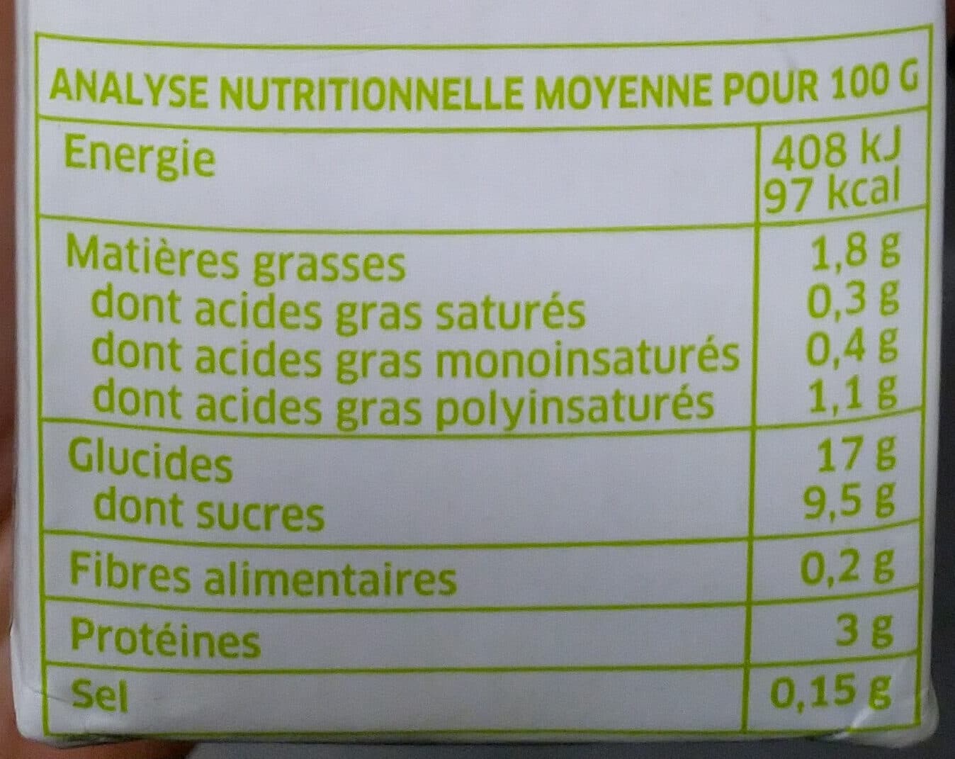 La Vie Claire Dessert au soja saveur vanille packshot
