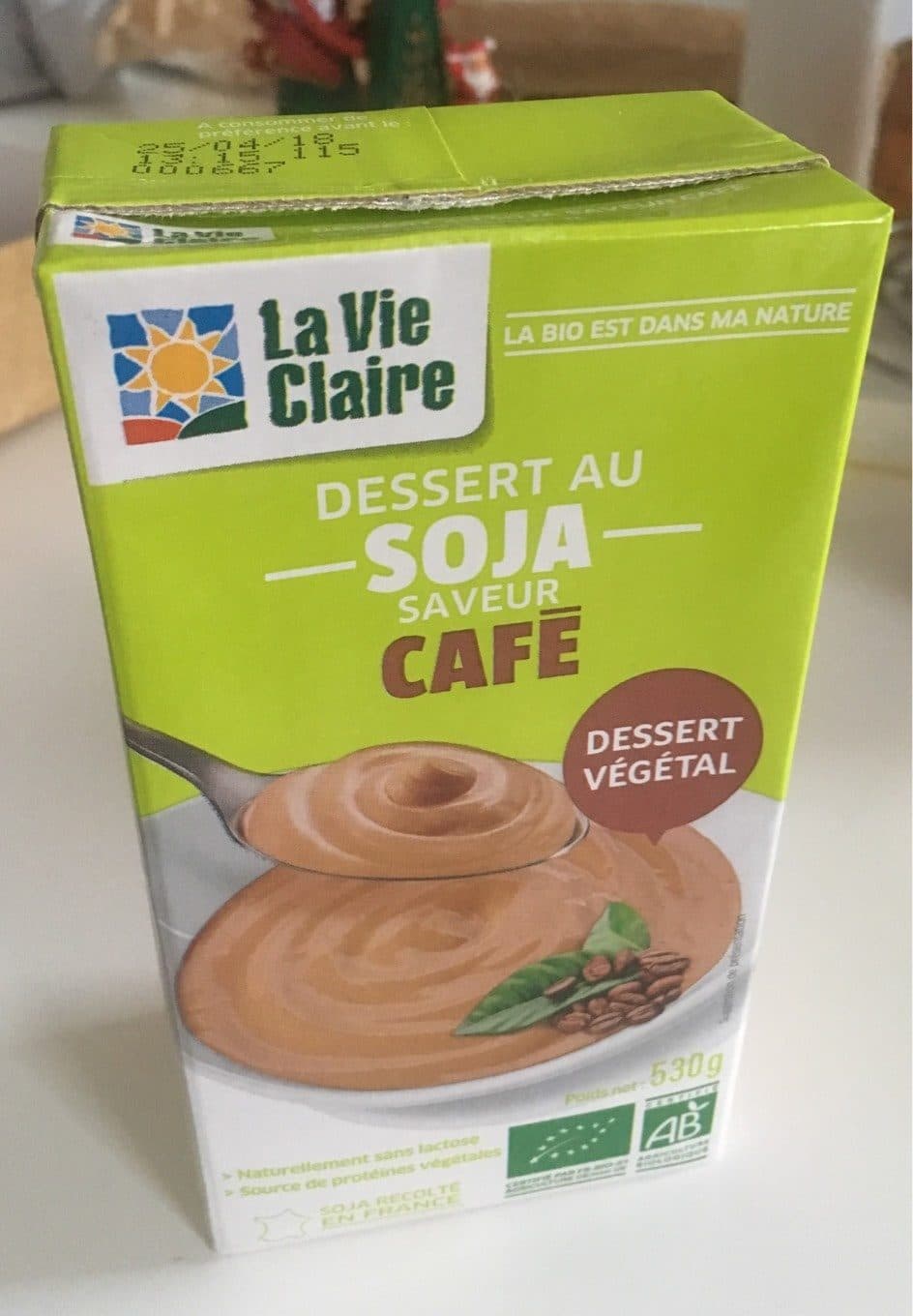 La Vie Claire Dessert soja cafe packshot