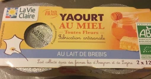 La Vie Claire Yaourt Au Miel packshot