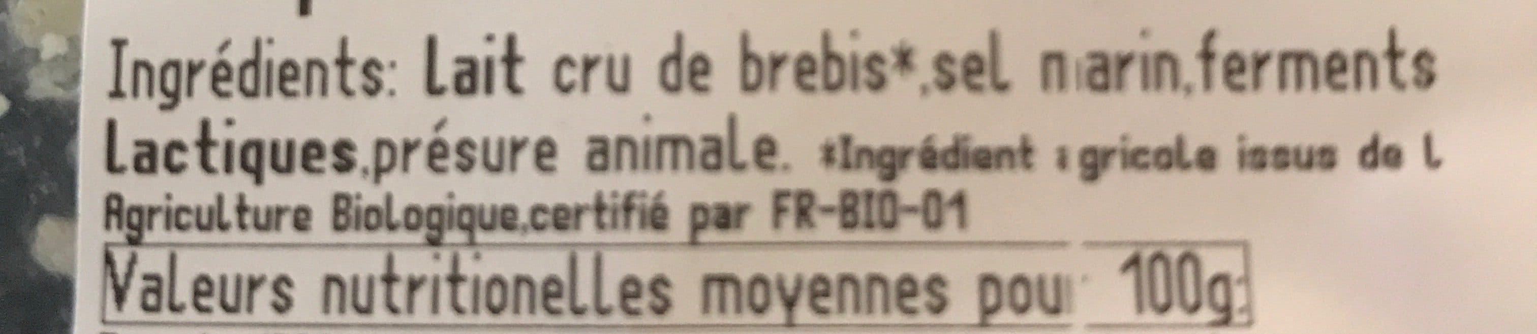 La Vie Claire Fromage rapé de brebis packshot