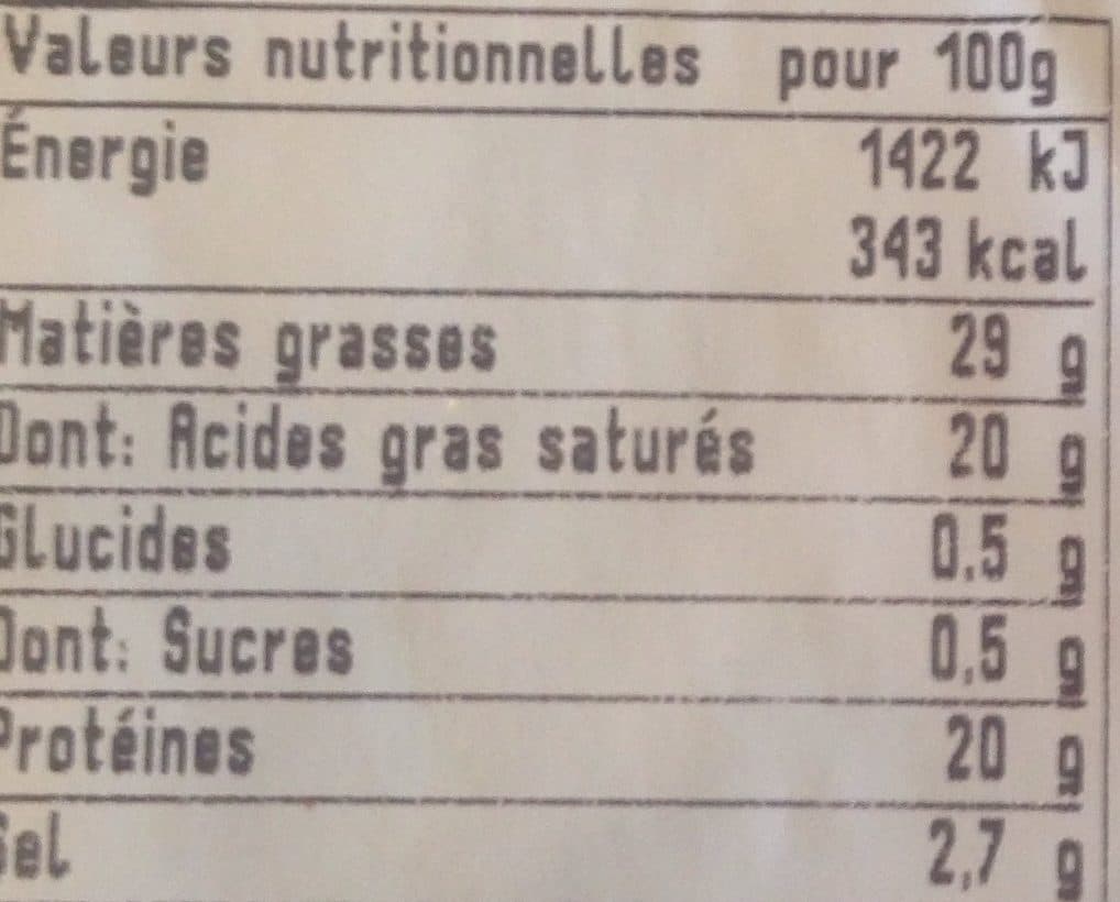 La Vie Claire Fourme d'Ambert (29% MG) packshot