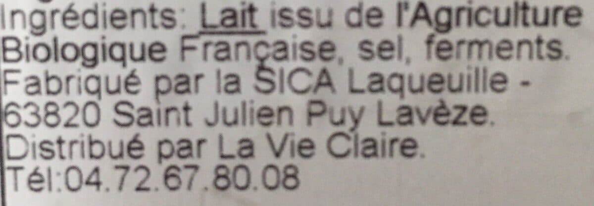 La Vie Claire Bleu d'auvergne packshot