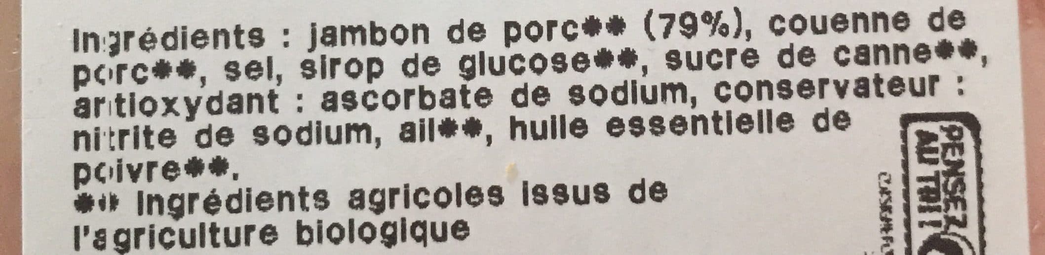 La Vie Claire Jambon blanc packshot