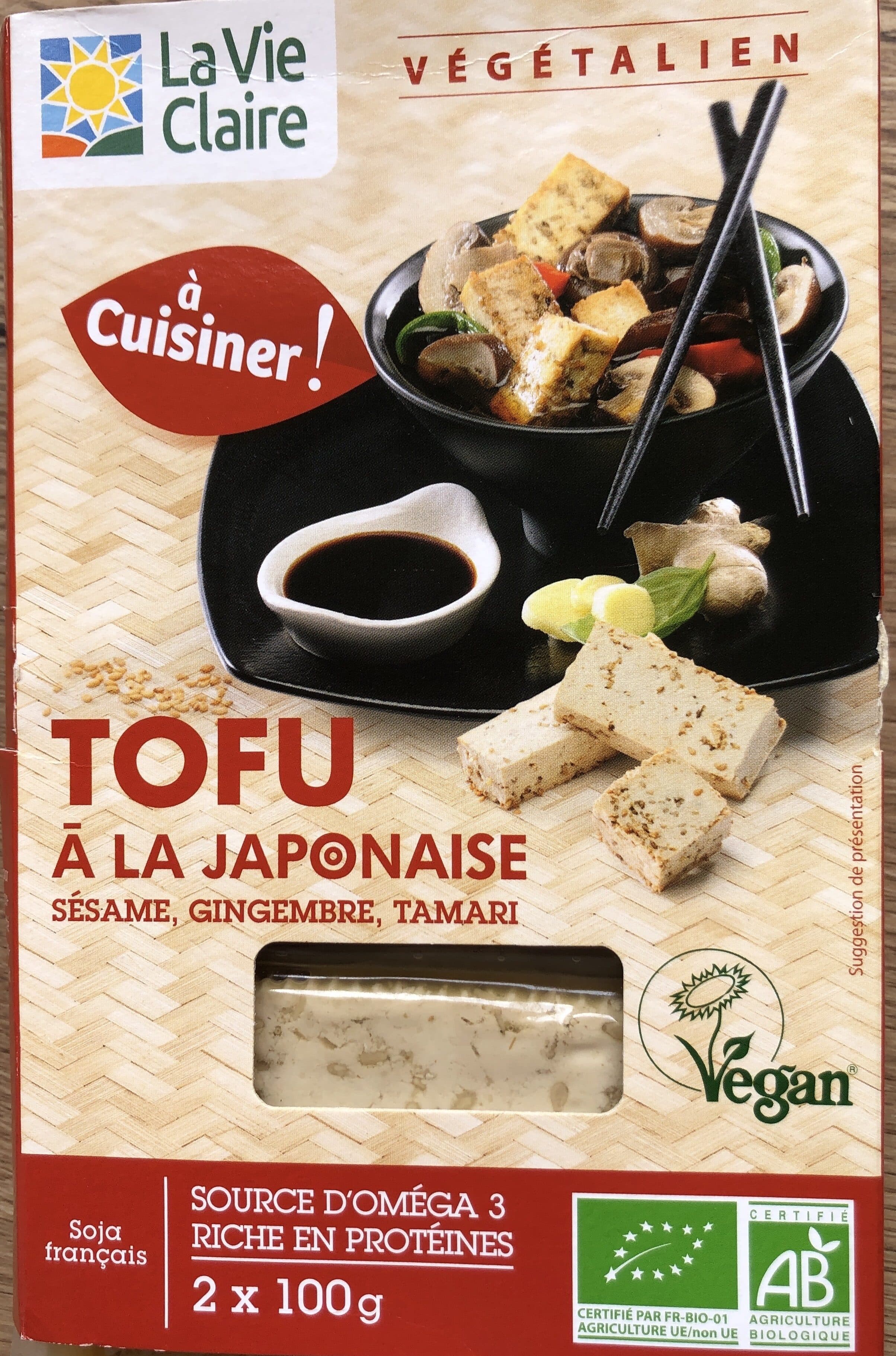 La Vie Claire Tofu à la japonaise packshot