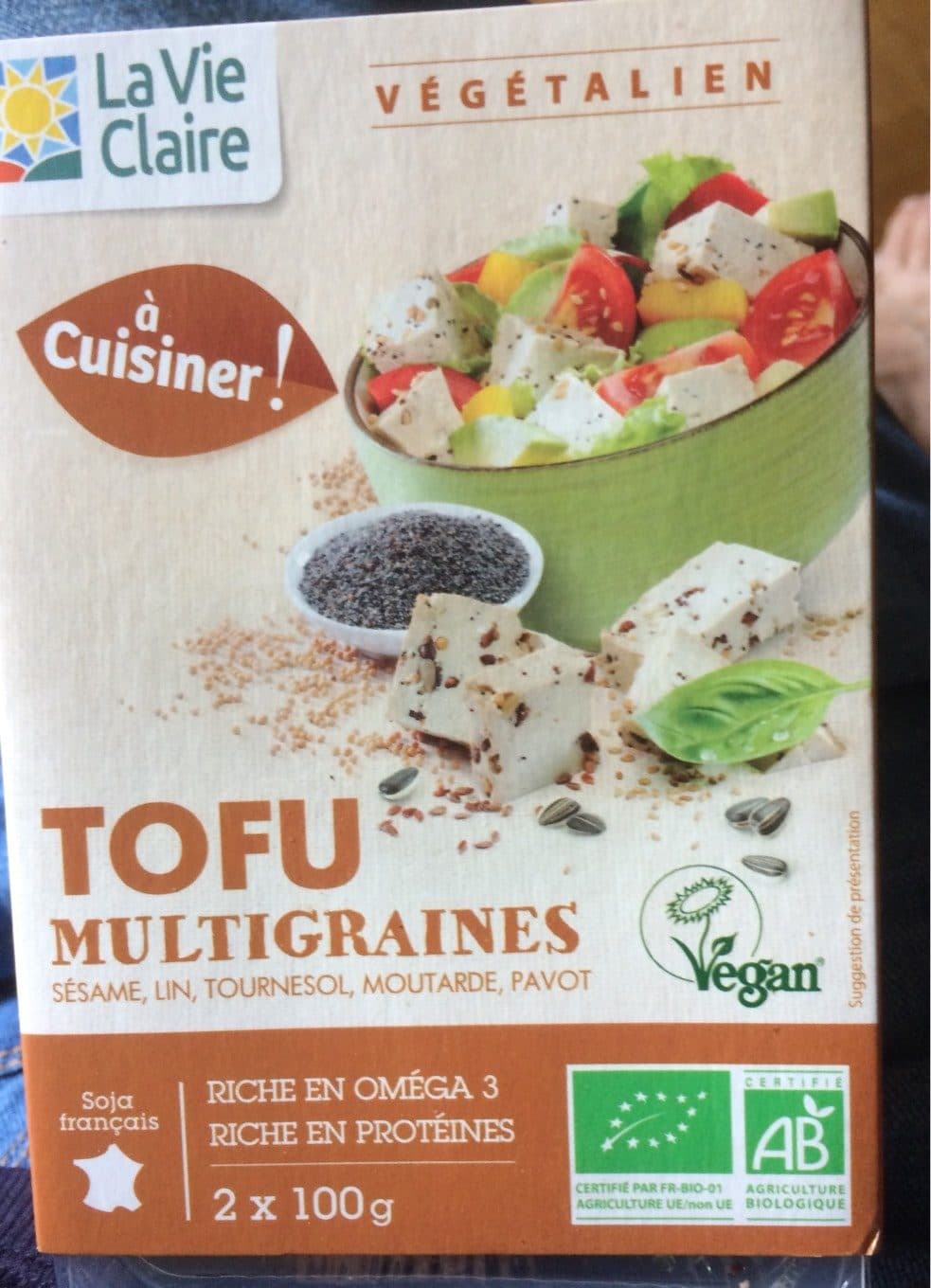 La Vie Claire Tofu multigraines packshot