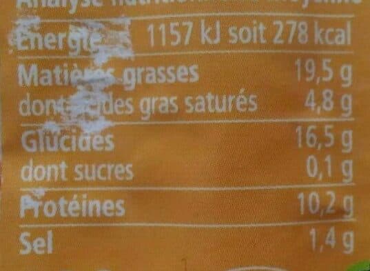 La Vie Claire Quenelles au comté packshot