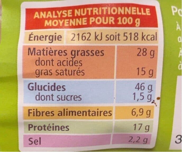 La vie Claire Petits carrés salés au comté packshot