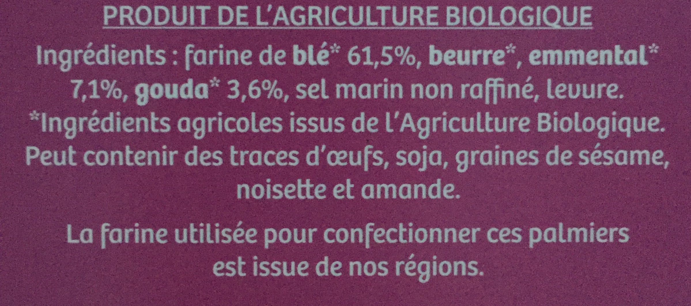 La Vie Claire Palmiers au fromage packshot
