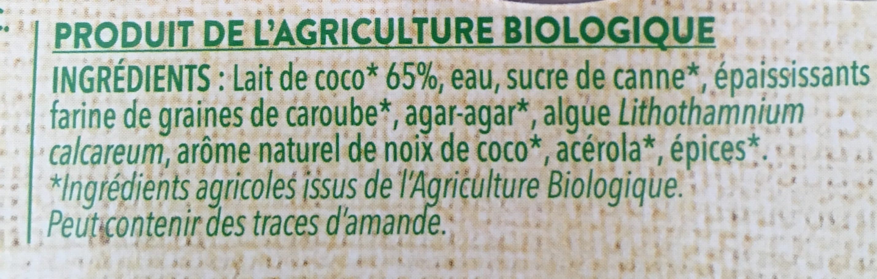 La Vie Claire Dessert au lait de coco façon panna cotta packshot