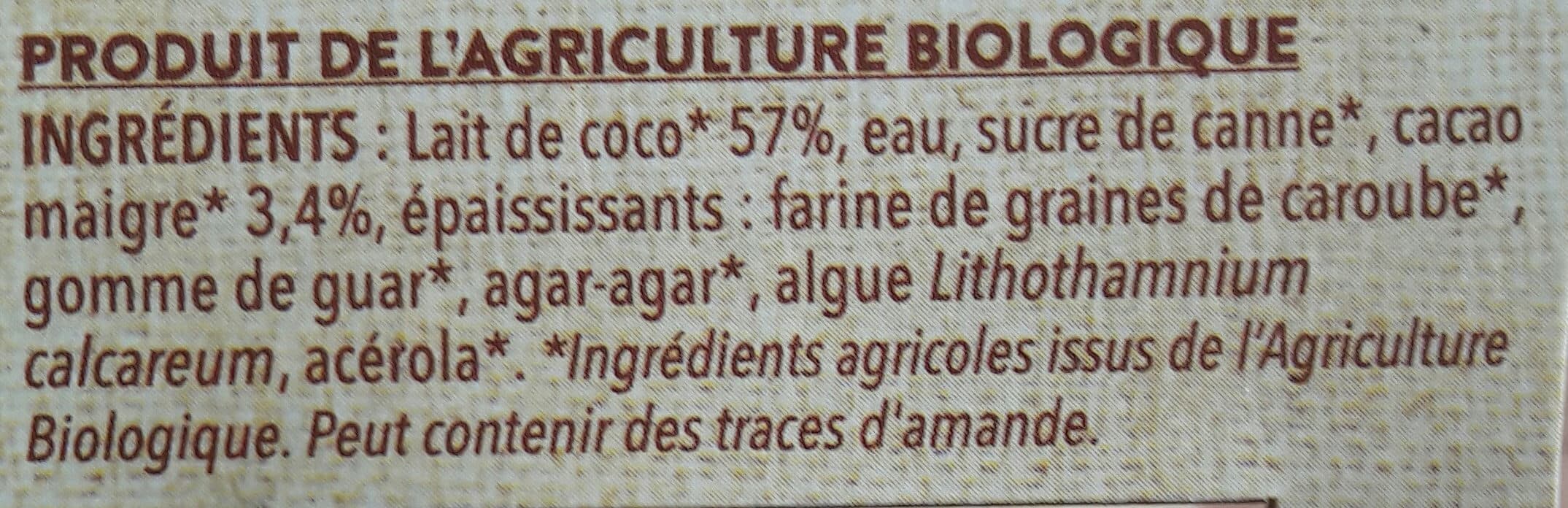 La Vie Claire Dessert Au Lait De Coco Facon Panna Cotta packshot