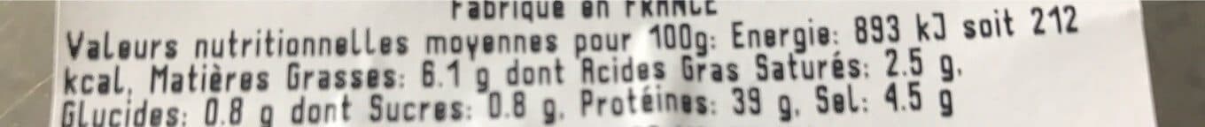 La Vie Claire Viande de boeuf seché packshot
