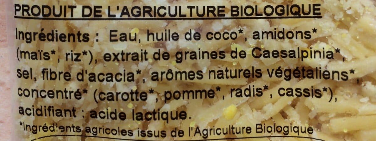 La Vie Claire Le rapé vegan façon cheddar packshot