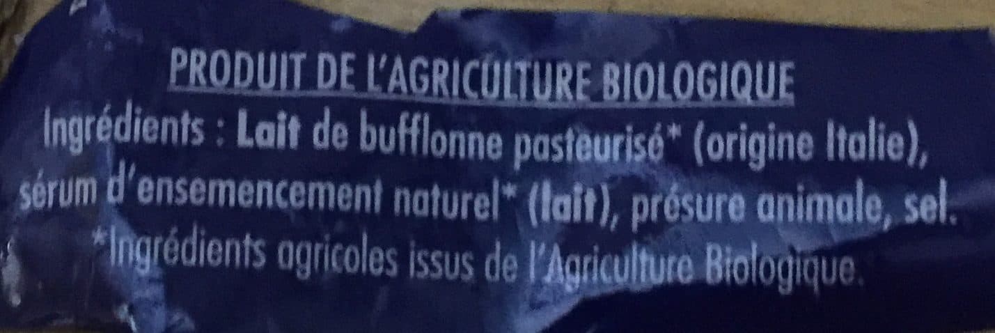 La Vie Claire Mozarella di buffala packshot