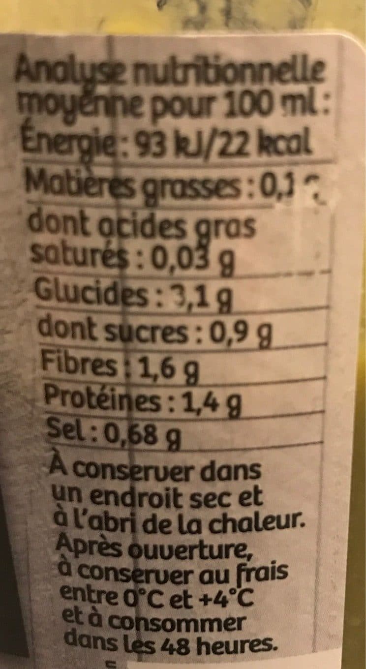 La Vie Claire Soupe Aux Légumes Verts 73cl Agriculture Biologique - packshot