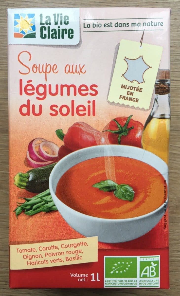 La Vie Claire Soupe de légumes du soleil packshot