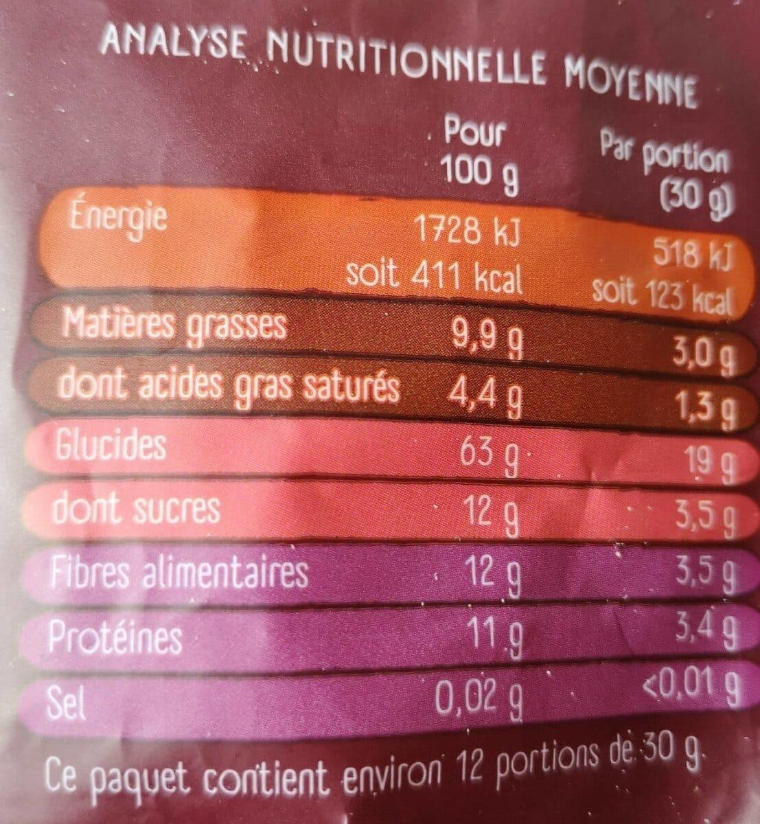 La Vie Claire Petales au chocolat noir packshot