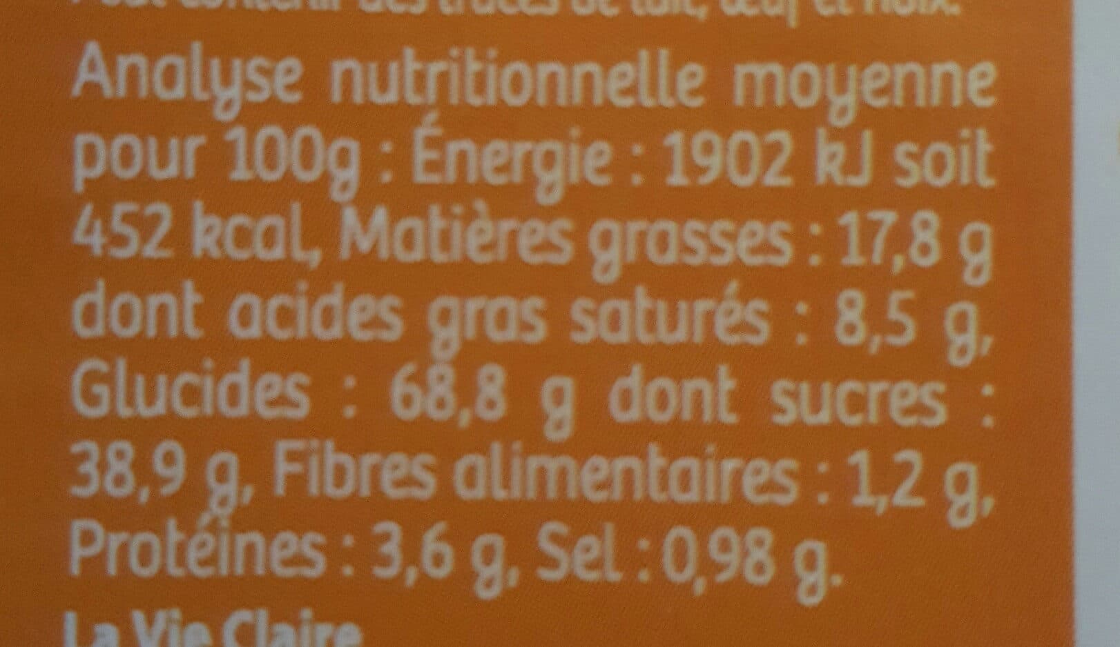 La Vie Claire Gaufres au Miel packshot