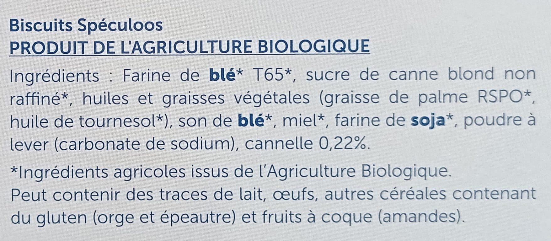 La Vie Claire L'authentique Spéculoos packshot