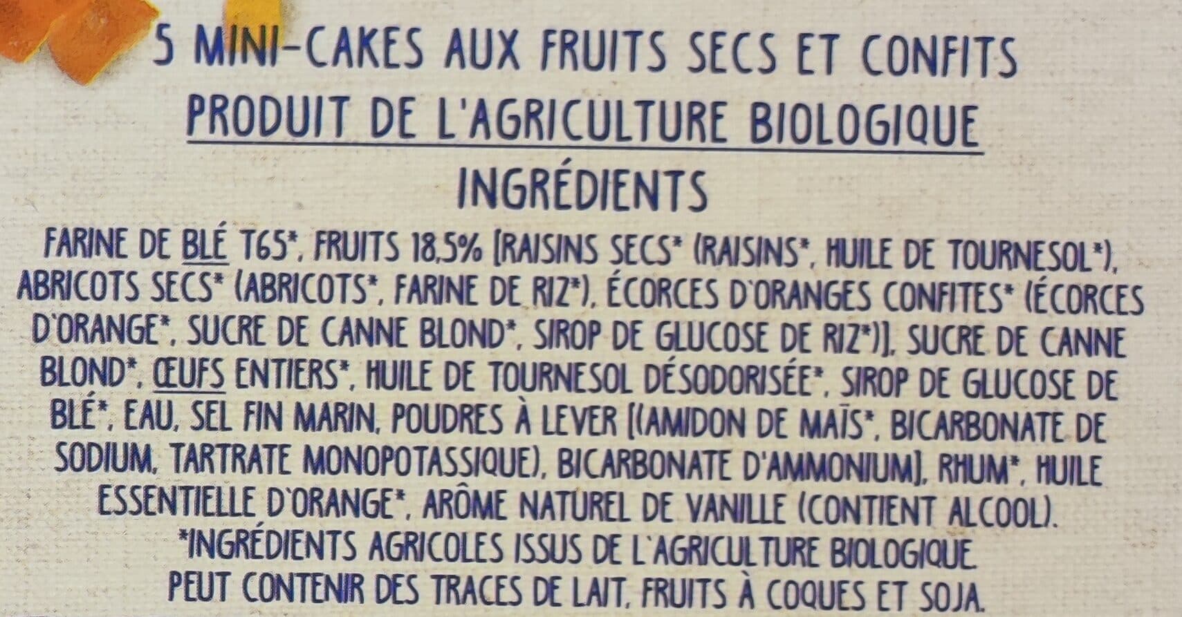 La Vie Claire Mini cakes aux fruits packshot