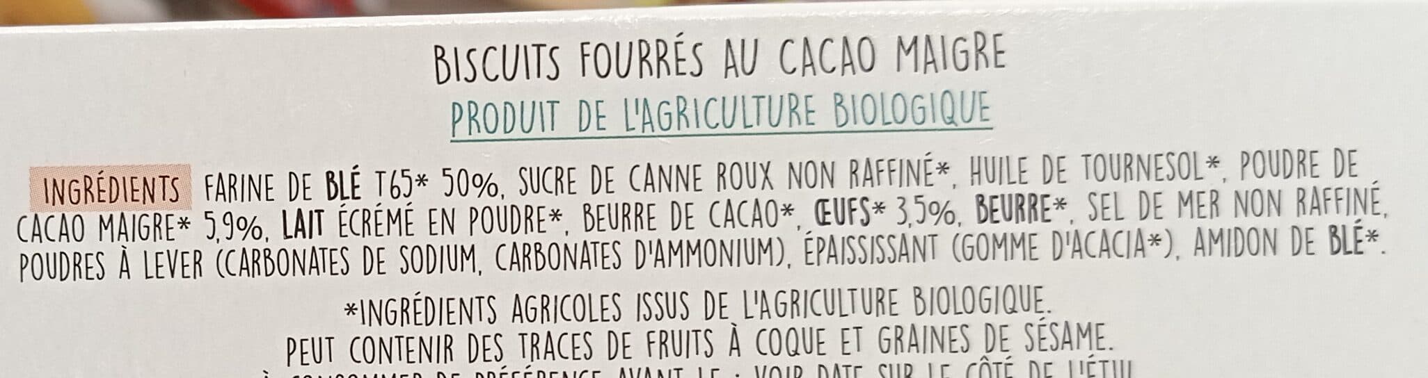 La Vie Claire Mon Petit Goûter au Cacao packshot