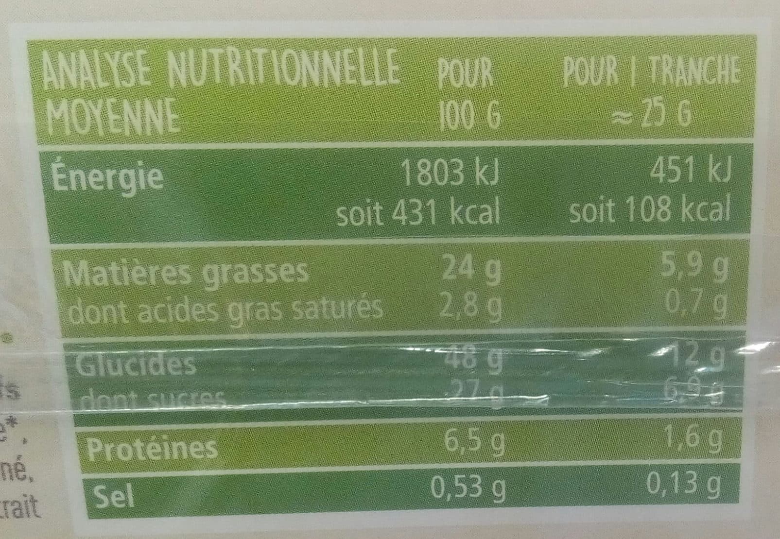 La Vie Claire Cake au thé vert matcha packshot