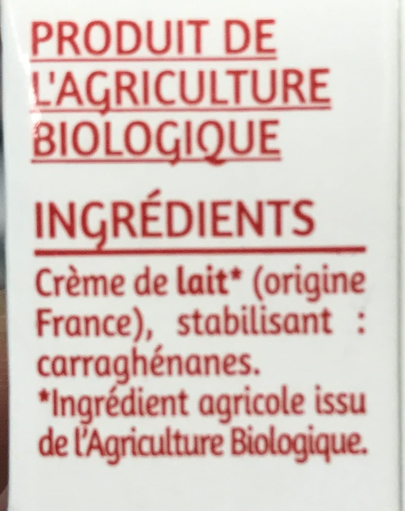 La Vie Claire Crème entiere fluide packshot
