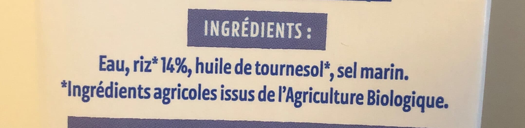 La Vie Claire Boisson au Riz Nature packshot