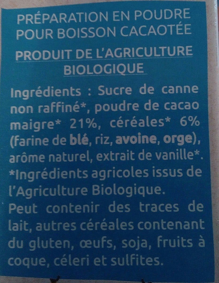 La Vie Claire P'tit dej cacao packshot