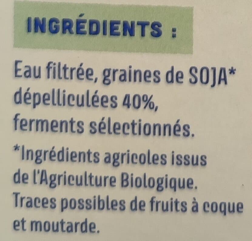 La vie claire Tofu lactofermenté nature packshot