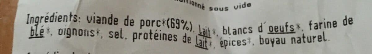 La Vie Claire Boudin blanc packshot