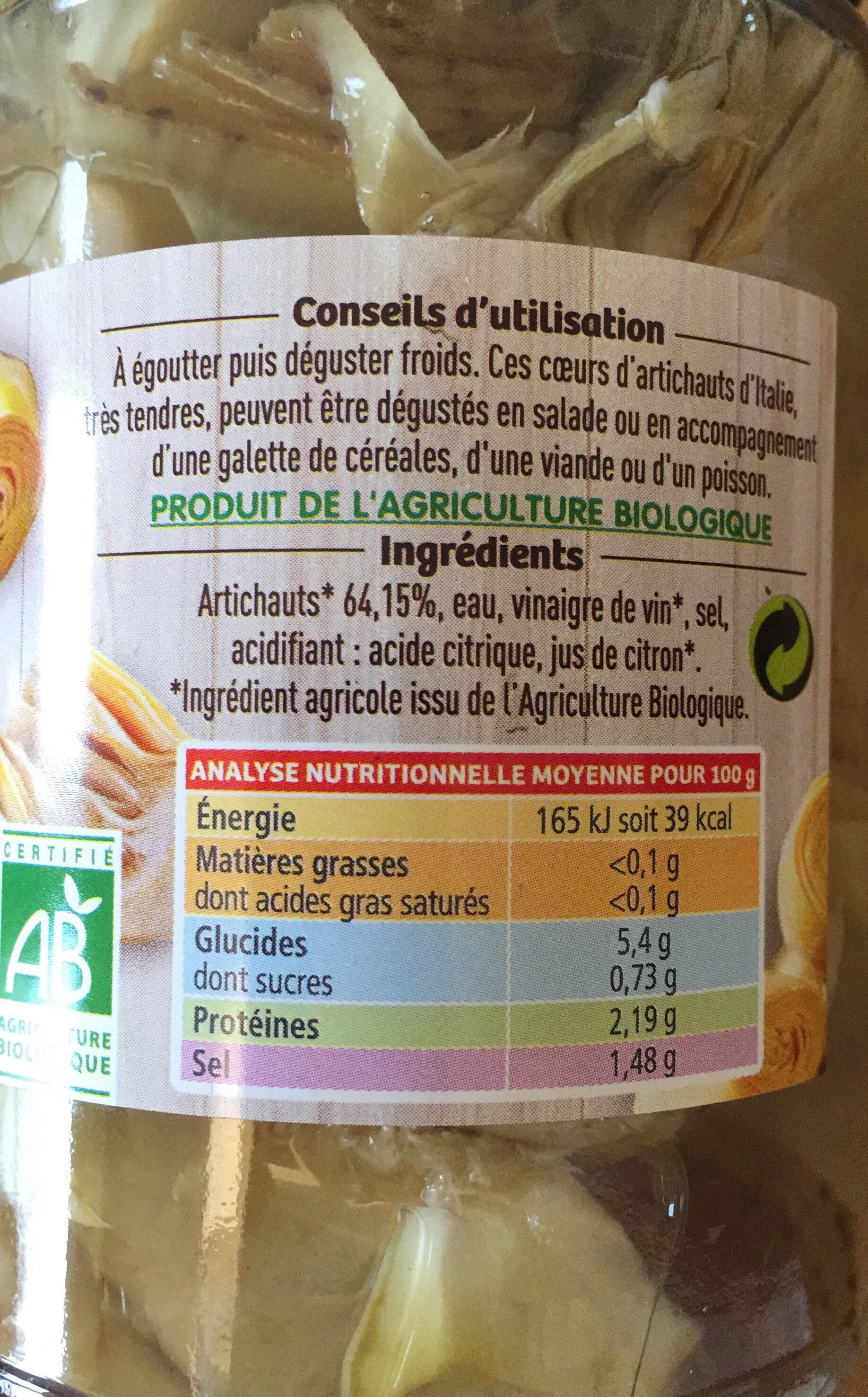 La Vie Claire Coeurs d'artichauts packshot