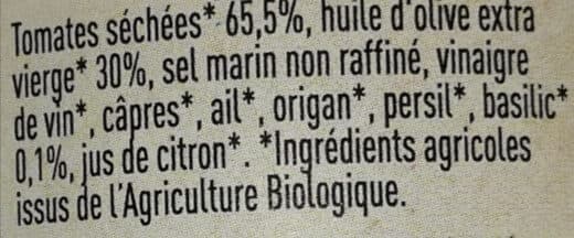 La Vie Claire Tomates Sechées packshot